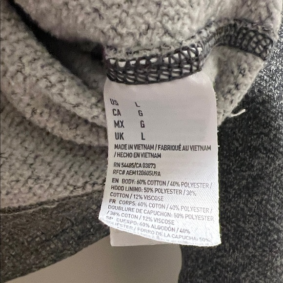 American Eagle Vintage Gray Hoodie - Picture 3 of 5